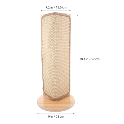 Rascador Esquinero de Madera OSOLADY y Protector de Sofá para Gatos 8