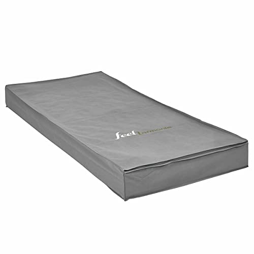 FEELHARMONIE Housse de Rangement de Matelas Somnum Gris 90x200 cm Cover