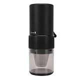 aqxreight Elektrische Kaffeemühle, über USB Wiederaufladbar, Automatischer Stopp, Leise, Verstellbar, mit Motor aus Reinem Kupfer für Kaffeeliebhaber zu Hause, Camping, Reisen