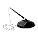Reception Pen Desk Set On Chain With Stand- Black Counter Pen + Free Refills
