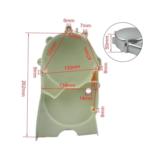 Couvercle de stator de couvercle de carter gauche pour PW80 durable PY80 - 5