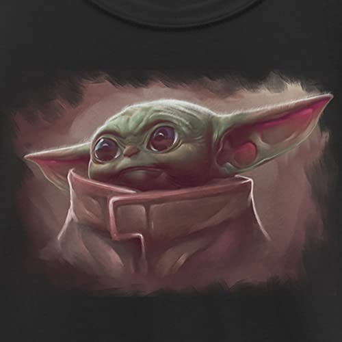 The Mandalorian Girl's Star Wars Grogu Cute Painting T-Shirt2