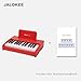 JALOKEE Kids Piano Keyboard, Digital Piano for Kids, Music Educational Instrument Toy, Wood Toy for 3+ Girls and Boys (Red, 25 Keys)
