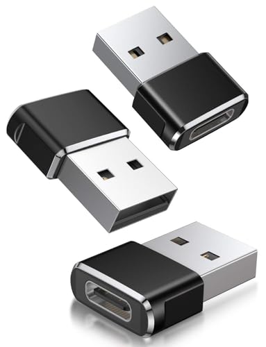 Basesailor Adaptador USB a USB C 3-Pack,USB C Hembra a USB Macho ...