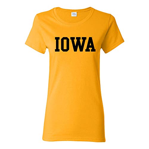 NCAA Basic Block, Team Color Womens T Shirt, College, University