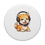 Zoom IMG-2 kawaii carino cane con cuffie
