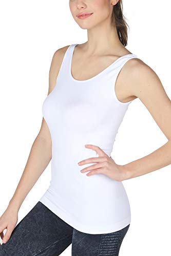 NIKIBIKI Women Seamless Premium Classic Tank Top, Made in U.S.A, One Size2