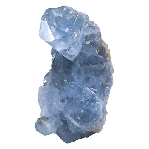 IMIKEYA Natural Azul Celestite Cristal Reiki Cura Pedra Geode Cluster Cura Espécime Mineral Irregula