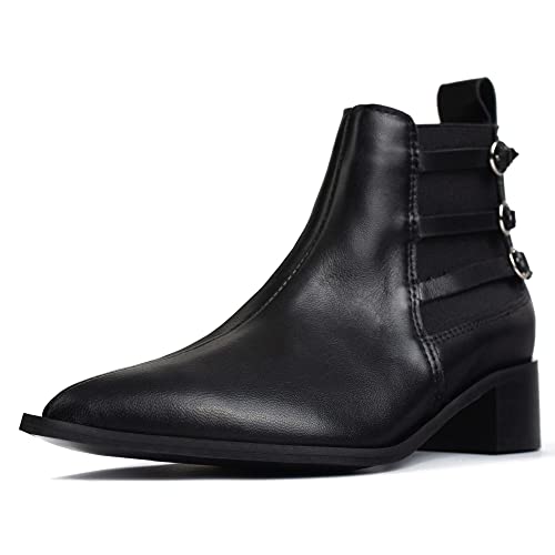 L37 HANDMADE SHOES - L37 HANDMADE SHOES Femme Dark 'N' Stormy Bottes Tendance, Noir, 41 EU