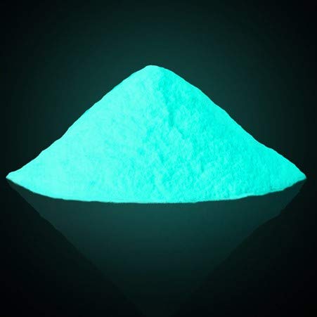 Pigmento fotoluminescente fosforescente, 100 g, colore: acqua