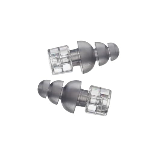 Etymotic Research ER20XS High-Fidelity Earplugs (Concerts, Musicians, Airplanes, Motorcycles, Sensitivity and Universal Hearing Protection) - Standard Fit, Clear Stem, Clear/Frost
