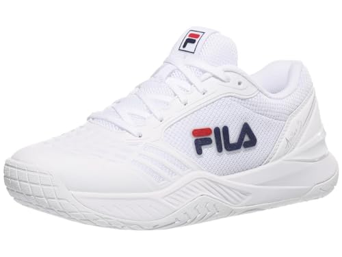 Fila Axilus 3 Women Shoes (White/Navy/Red) (White/Navy/Red, US Footwear Size System, Adult, Women, Numeric, Medium, 10)
