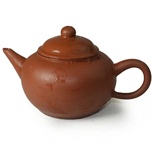 Teapot 180ml/6oz Chinese Gongfu Tea Red Zisha Yixing Clay Pots for Loose Tea
