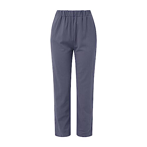 RTJTGXF Lighting Deals Women High Waisted Wide Leg Pants Fashion Drawstring Elastic Trousers Comfy Straight Leg Long Pants My Orders Placed amaon 2024 of My Orders Grey