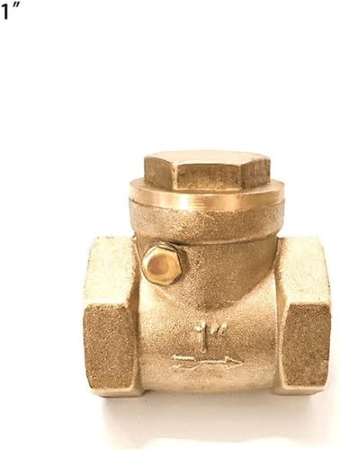 Válvula de retención de latón de 1.5" con rosca hembra e ingeniería horizontal sólida 4