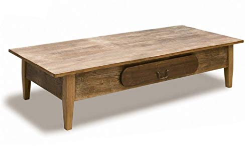 Mesa de Centro Rústica Velix em Madeira de Demolição - Cód 1802