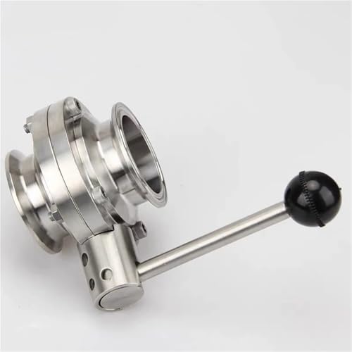 Vanne papillon inox SS304 durable et hygiénique pour brassage maison de bière