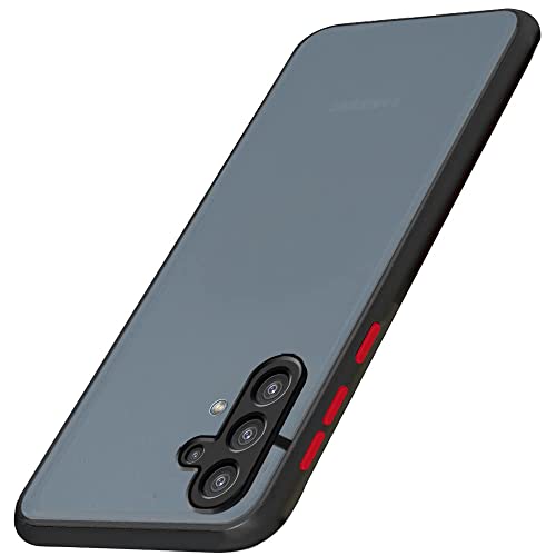 TheGiftKart Translucent Hybrid Back Case Cover for Samsung Galaxy A13 4G | Smoked Matte Back | 360 Degree Protection | Protective Hard Back Case Cover for Samsung Galaxy A13 4G (Black Bumper)