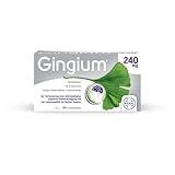 Gingium® 240 mg Filmtabletten 80 St: Bei Vergesslichkeit frühzeitig handeln* - pflanzlich & gut verträglich