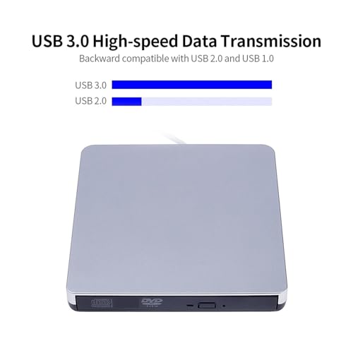 Lecteur enregistreur de données externe USB pour sauver vos fichiers sur CD et DVD - 3