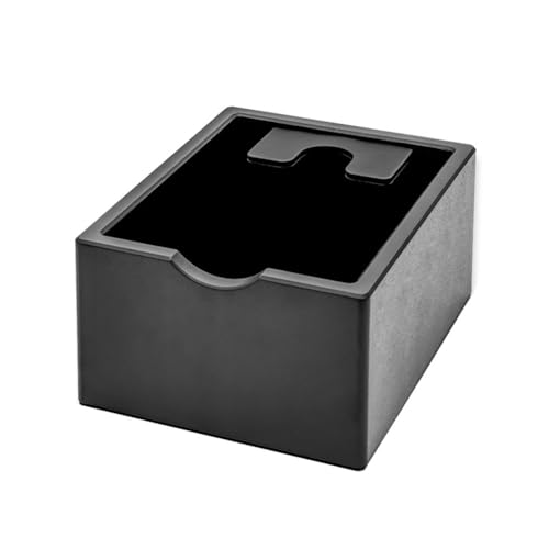 Caja para golpear posos de café en desayunos limpios y cocinas modernas