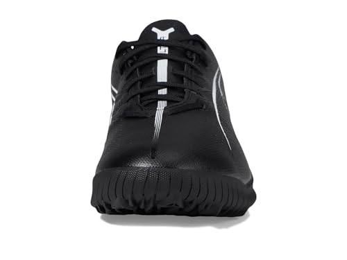 PUMA Puma Men's Ultra 5 Play Turf Trainer Soccer Cleats, Puma Black-Puma White, 12
