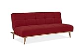 lit mezzanine clic clac ikea Tissu Rouge Banquette clic clac scandinave Convertible Tissu Rouge