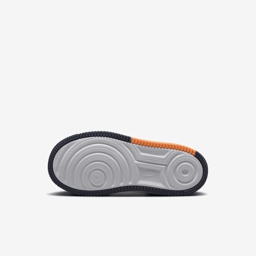 Nike Force 1 Low LV8 2 EasyOn Little Kids' Shoes (FN0410-002, Light Silver/White/Astronomy Blue) Size 82