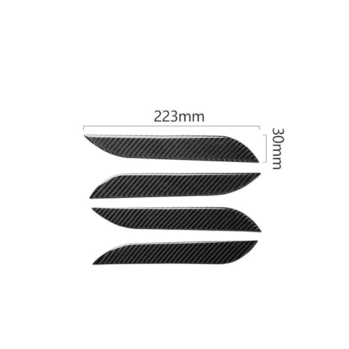 Fibra de carbono para manija de puerta exterior de Tesla Model S 2