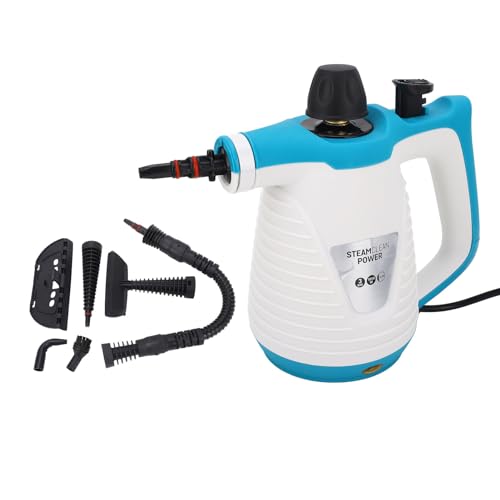 FLEXMAN 350ml Handheld Steam Cleaner, 900 to 1050W Multipurpose Portable Upholstery Steamer Cleaning for Kitchen, Bathroom, Car Corner