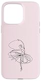 Bailarina de Ballet Bailarina Petite Mujeres Minimalistas Carcasa para iPhone 15 Pro MAX