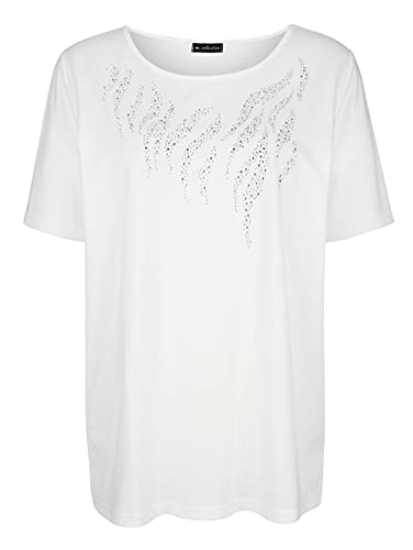 Preisvergleich Produktbild m. collection Damen Shirt Halbarm mit Dekosteinchen besetzt