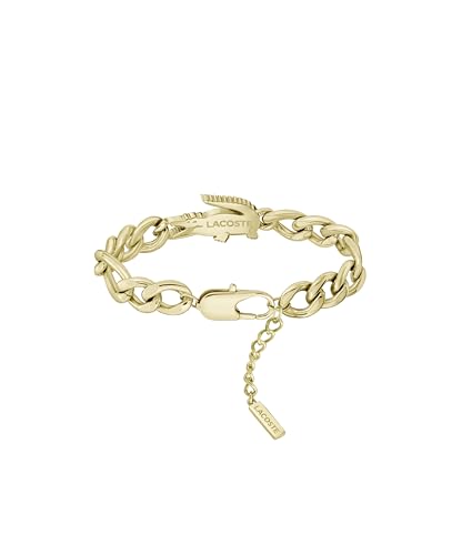 Lacoste Crocodile Chain Bracelet for Men and Women - Stainless Steel Jewelry, Adjustable Design - Iconic Style, Striking Collection - Gift for Him or Her3