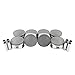 DNJ P1161 Standard Piston Set For 2007-2008 / Chrysler, Dodge, Jeep / 300, Aspen, Charger, Commander, Durango, Grand Cherokee, Magnum, Ram 3500/5.7L / OHV / V8 / 16V / 345cid / VIN 2, VIN D, VIN H