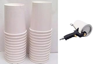 32oz Gelcoat Gun Double Poly Paper Containers, 32 Oz, White. Gel Coat Gun Hd Plastic Cups Professional Grade Cup Gun Cup, Sprays Gelcoat 32oz Gelcoat Gun DoublePoly Paper Containers (20pcs)