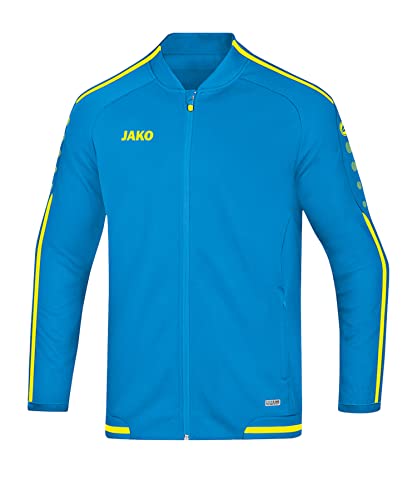JAKO Herren Freizeitjacke Striker 2.0, JAKO blau/neongelb, S, 9819