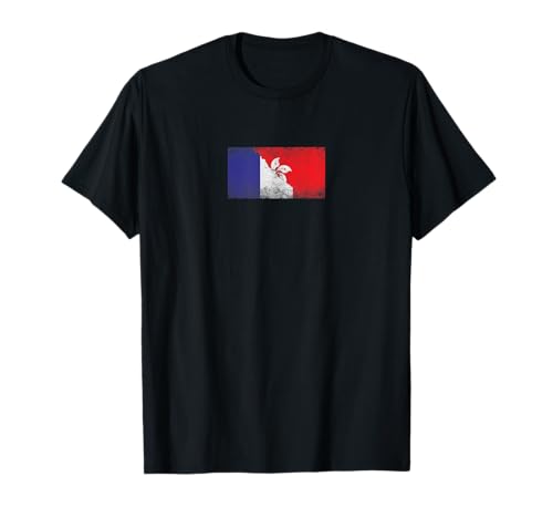 Drapeaux France & Hong Kong - Français Hong Kong T-Shirt