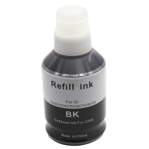 Tinta compatible GI20 de recarga negra para imprimir documentos en G6020