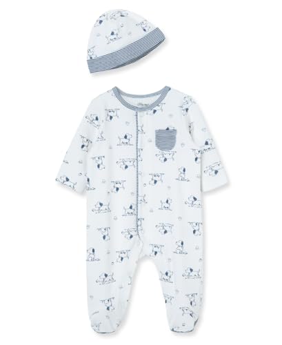 Little Me Baby Toile Footie with Hat, Puppy, 9 Months