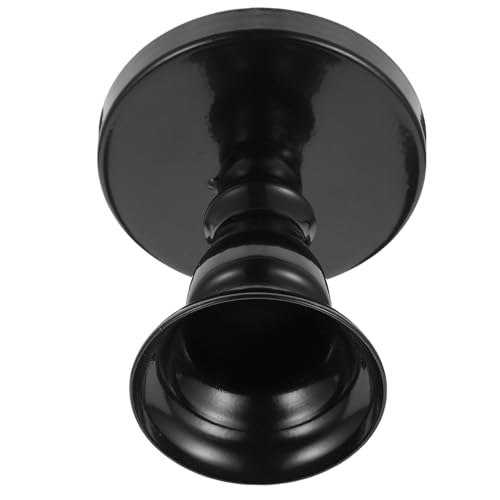 SHINEOFI Bandeja para Pasteles Negra Soporte Alto Soporte Decorativo para Tartas Puesto de Postres para Bodas y Fiestas Bandeja para Pastel de Sobremesa Suministro para Postres