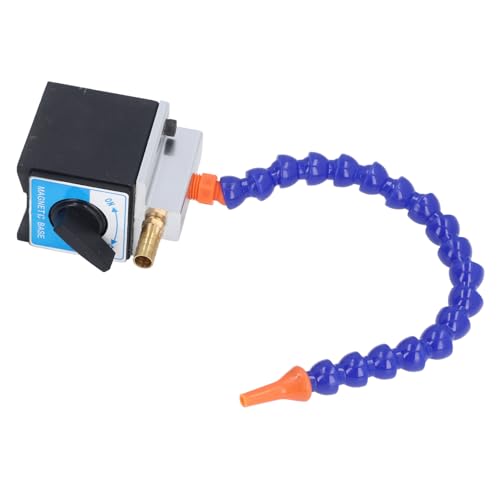 Einstellbarer Kühlmittelschlauch mit Magnetfuß, 1/4 Einlass, 1/2 Auslass, 300 Mm Ölkühlrohrhalter Hitzebeständig für Maschinelle Verarbeitung, Gerätekalibrierung