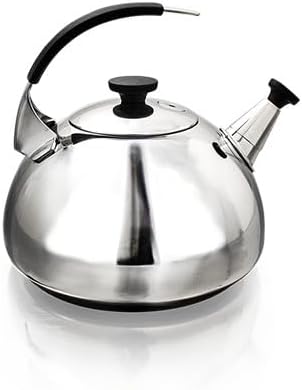 AMC Stainless Steel Gourmet Tea Kettle, 3 Liter Capacity