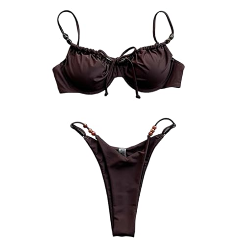 Maillot de bain deux pièces séchage rapide en nylon pour natation moderne