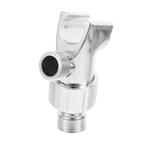 jojofuny Adjustable Shower Hand Holder Bracket Mount Wall Mount Arm for Handheld Showerheads Finish Easy Tool Installation Compatible with Standard Connectors
