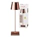 Produktbild SIGOR Nuindie - Dimmbare LED Akku-Tischlampe Indoor & Outdoor, IP54 spritzwassergeschützt, Höhe 38 cm, aufladbar mit USB-C, 12 h Leuchtdauer, kupferfarben