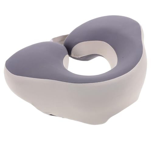 MAGICLULU Coussin de Massage Ergonomique pour Visage et Tissu en Soie Glacée avec Trou Facial, Mousse Épaisse Support Amélioré, Respirant, pour Spa et Salon de Beauté