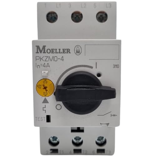 Interruptor de protección del motor trifásico 3-pin 400V disyuntor térmico regulable 2,5-4A