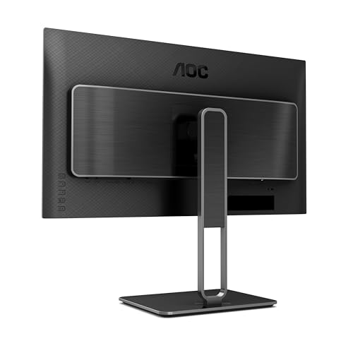 Image of AOC U27U2DP 27 inch 4K Frameless Monitor, UHD 3840 x 2160, KVM, RJ45, USB-C Docking, Height Adjustable Stand