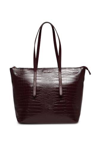 Image of Allen Solly Women's Large Tote Shoulder Bag | Premium PU Leather | Structured Shape | Everyday Comfort | Office & Work