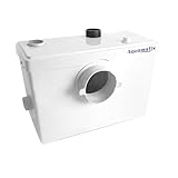 Aquamatix pequeña estación de elevación estación de elevación 600 W con triturador, ducha y lavabo